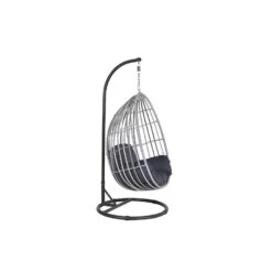 Garden Impressions Panama Swing Egg Hangstoel - Cloudy Grey -Tuinmeubel Winkel 1000050055 0102