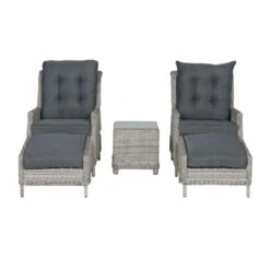 Garden Impressions Santa Rosa Tuinstoel + Voetenbank+bijzettafel 9 Garden Impressions Santa Rosa Tuinstoel + Voetenbank+bijzettafel -Tuinmeubel Winkel 1000052349 0104