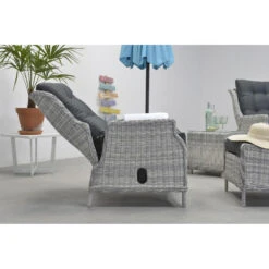 Garden Impressions Santa Rosa Relax Lounge Tuinstoelen - Grijs -Tuinmeubel Winkel 1000052351 0103