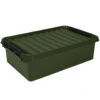 Q-line Opbergbox Recycled 32L Groen Zwart -Tuinmeubel Winkel 1000052830