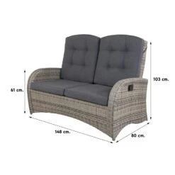 VDG Casablanca/Azoren Stoel-bank Verstelbare Loungeset - 4-delig -Tuinmeubel Winkel 1000053060 0102