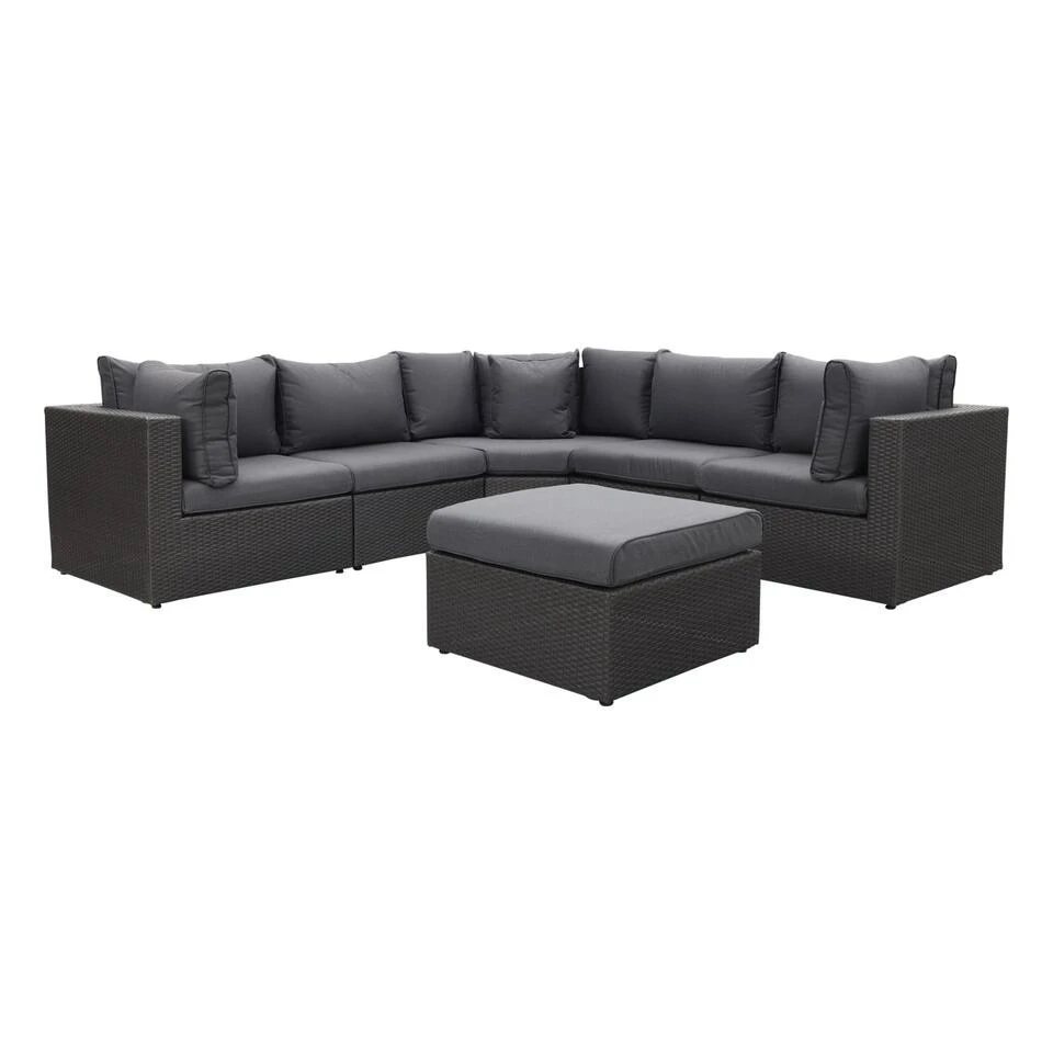 Suns XL Loungeset Parma - Antraciet 3 Suns XL Loungeset Parma - Antraciet