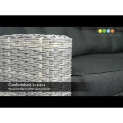 Garden Impressions Alaska Lounge Dining Set Links - Grijs -Tuinmeubel Winkel 1000054036 0103