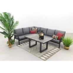 VDG Azoren/Darwin Lounge Dining Set - Antraciet - Links & Rechts -Tuinmeubel Winkel 1000054731 0102