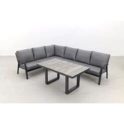 VDG Azoren/Darwin Lounge Dining Set - Antraciet - Links & Rechts -Tuinmeubel Winkel 1000054731 0103