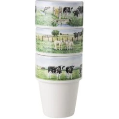 Wiebe Van Der Zee Giftset 3 Melkbekers 26 Cl. -Tuinmeubel Winkel 1000055163 0102