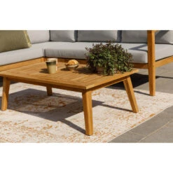 Exotan Lucca Teakhouten Loungeset - Hoekbank - 2-delig -Tuinmeubel Winkel 1000056564 0102