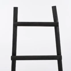 House Of Seasons Decoratie Ladder - L29 X B49 X H119 Cm - Zwart -Tuinmeubel Winkel 1000057544 0110