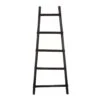 House Of Seasons Decoratie Ladder - L29 X B49 X H119 Cm - Zwart