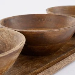 Mica Decorations Tomar Schaaltjes En Dienblad - Donkerbruin 8 Mica Decorations Tomar Schaaltjes En Dienblad - Donkerbruin -Tuinmeubel Winkel 1000058456 0110