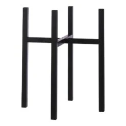 Mica Decorations Ascot Plantenstandaard L41,5 X B41,5 X H50 Cm Zwart