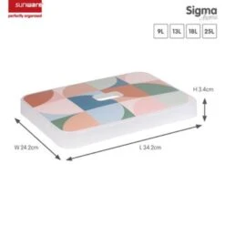 Sigma Home Deksel Decor Terra - Opbergbox 9L, 13L, 18L En 25L -Tuinmeubel Winkel 1000065158 0101