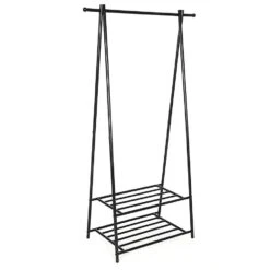 ACAZA Kledingrek - Metaal - Zwart 8 ACAZA Kledingrek - Metaal - Zwart -Tuinmeubel Winkel 1000066958 0102