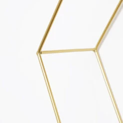 Zeshoekig Metalen Wandrek Met 1 Houten Plankje - 25x28,5 Cm - Goud 9 Zeshoekig Metalen Wandrek Met 1 Houten Plankje - 25x28,5 Cm - Goud -Tuinmeubel Winkel 1000067191 0103