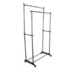 Orange85 Kledingrek Dubbel Op Wieltjes Zwart Metaal Garderoberek 1 Orange85 Kledingrek Dubbel Op Wieltjes Zwart Metaal Garderoberek -Tuinmeubel Winkel 1000068871
