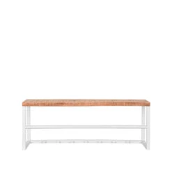 LABEL51 Kapstok Swing - Wit - Mangohout -Tuinmeubel Winkel 1000068904 0101