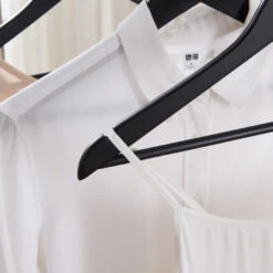 ACAZA Kledinghangers - Massief Hout - 30 Stuks - Zwart -Tuinmeubel Winkel 1000068939 0102