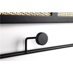 Giga Meubel Spiegelkapstok Zwart - Hout & Webbing - Kapstok Aida 9 Giga Meubel Spiegelkapstok Zwart - Hout & Webbing - Kapstok Aida -Tuinmeubel Winkel 1000069760 0103