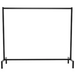 CLP Kledingrek Melva 150x38x120 Zwart 8 CLP Kledingrek Melva 150x38x120 Zwart -Tuinmeubel Winkel 1000071147 0102