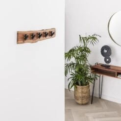 Industriële Kapstok Levi Massief Hout 5 Haken Horizontaal 9x60x15 Cm Hout 9 Industriële Kapstok Levi Massief Hout 5 Haken Horizontaal 9x60x15 Cm Hout -Tuinmeubel Winkel 1000071255 0103