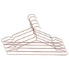 QUVIO Kledinghanger Set Van 5 - Metaal - Koperkleur