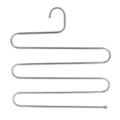 QUVIO Kledinghanger Voor 5 Broeken Staal