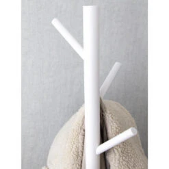 QUVIO Staande Kapstok Hout Wit -Tuinmeubel Winkel 1000071829 0102