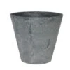 Ter Steege Plantenpot/bloempot - Natuursteen Look - Grijs - D17 X H 15 Cm -Tuinmeubel Winkel 1000073752