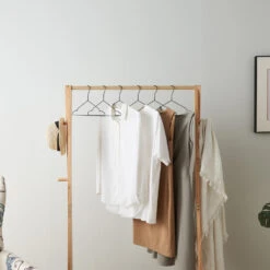 ACAZA Set Van 20 Premium Kledinghangers - Metaal - Zwart -Tuinmeubel Winkel 1000073993 0103