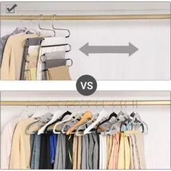 ACAZA Set Van 4 Broekenhangers - Voor 5 Broeken Per Stuk -Tuinmeubel Winkel 1000073998 0103