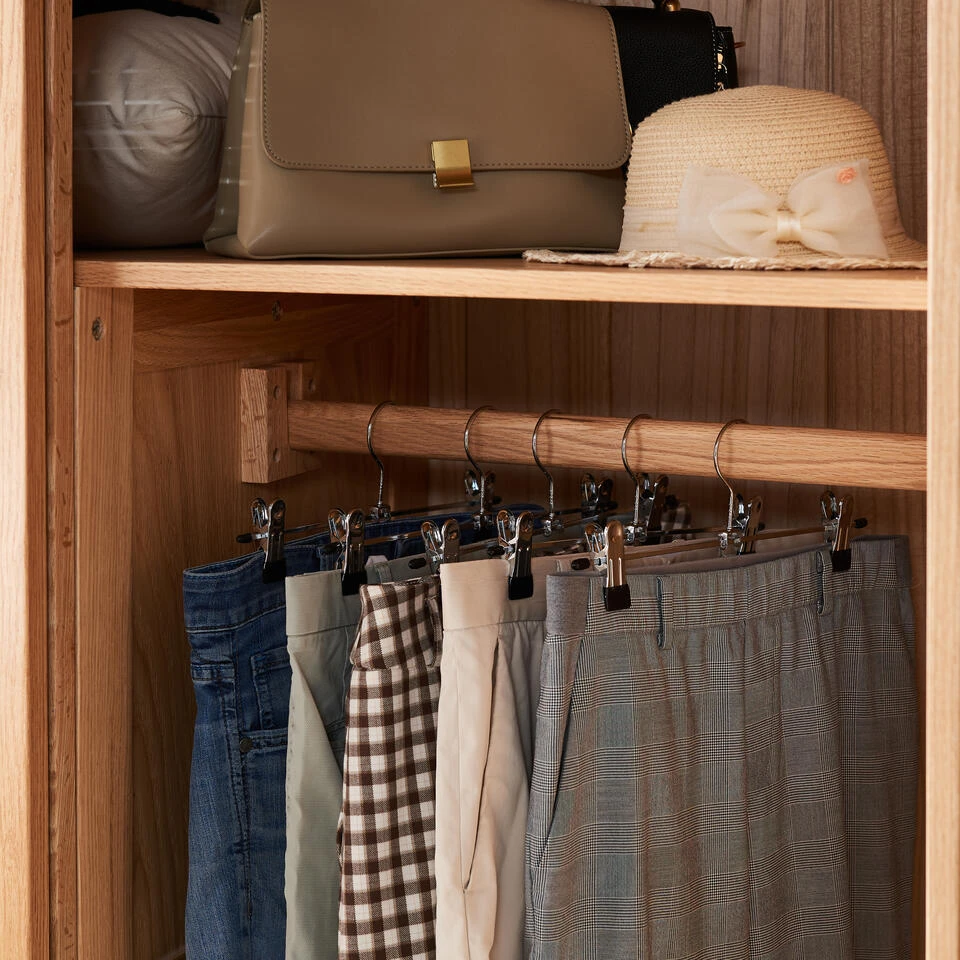 ACAZA Set Van 30 Broekhangers Met Knijpers Voor Heren Of Dames 4 ACAZA Set Van 30 Broekhangers Met Knijpers Voor Heren Of Dames - Afbeelding 2