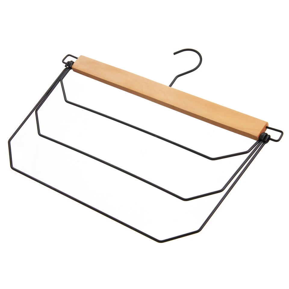 ACAZA Broekhangers - Set Van 3 Kleerhangers Met 3 Houders 4 ACAZA Broekhangers - Set Van 3 Kleerhangers Met 3 Houders - Afbeelding 2