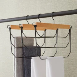 ACAZA Broekhangers - Set Van 3 Kleerhangers Met 3 Houders 9 ACAZA Broekhangers - Set Van 3 Kleerhangers Met 3 Houders -Tuinmeubel Winkel 1000074003 0103