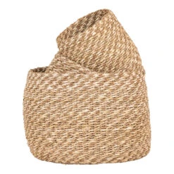 Giga Meubel Bloemenmand Rotan - Set Van 3 - Zeegras Mand Venoso -Tuinmeubel Winkel 1000074120 0103