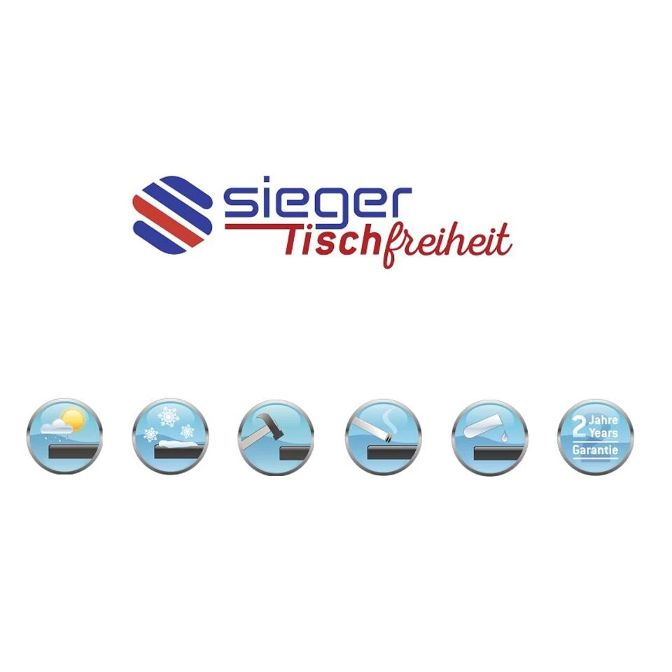 Sieger Boulevard Klaptafel 90x150 Cm Antraciet 6 Sieger Boulevard Klaptafel 90x150 Cm Antraciet - Afbeelding 4