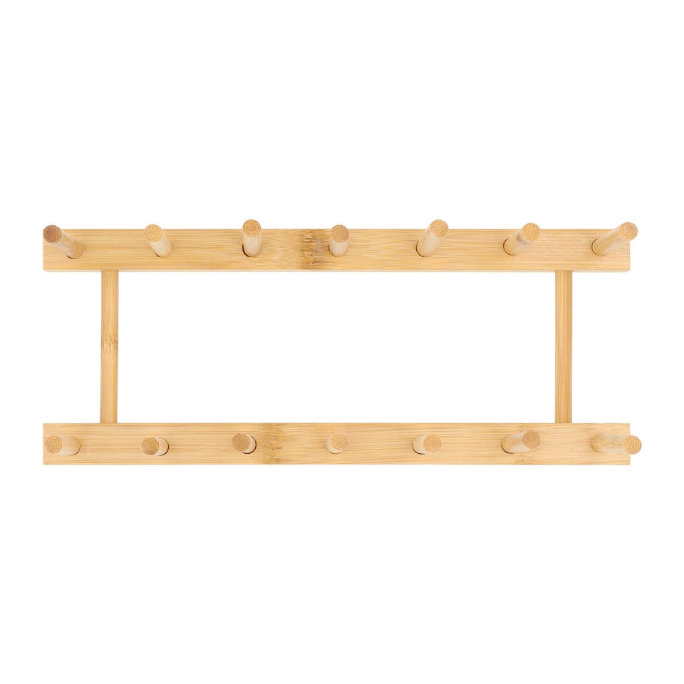 QUVIO Pannendekselhouder - Bamboe 4 QUVIO Pannendekselhouder - Bamboe - Afbeelding 2