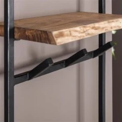 Industriële Kapstok Naomi Acaciahout Metaal - 30x51x80 Cm - Hout - Bruin 8 Industriële Kapstok Naomi Acaciahout Metaal - 30x51x80 Cm - Hout - Bruin -Tuinmeubel Winkel 1000074806 0102