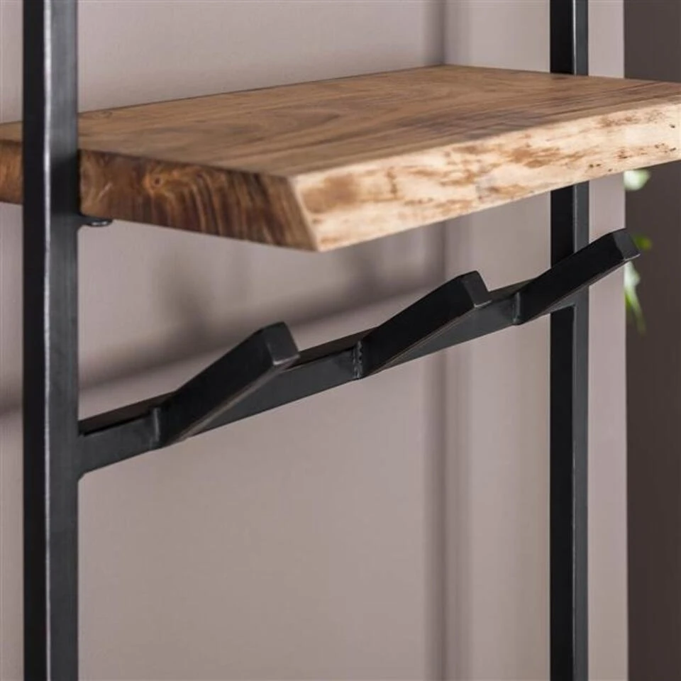 Industriële Kapstok Naomi Acaciahout Metaal - 30x51x80 Cm - Hout - Bruin 5 Industriële Kapstok Naomi Acaciahout Metaal - 30x51x80 Cm - Hout - Bruin - Afbeelding 3