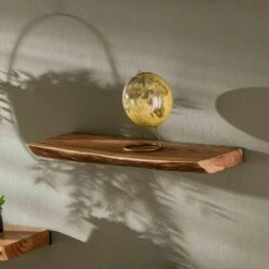 Wandplank Edwin 60cm - Hout - Bruin -Tuinmeubel Winkel 1000076618 0101