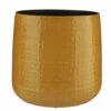 Mica Decorations Plantenpot/bloempot - Keramiek Okergeel - D32/H30 Cm -Tuinmeubel Winkel 1000077018