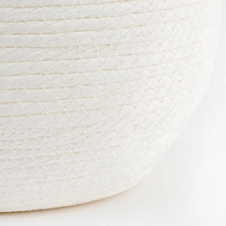 Mica Decorations Jorck Mand Voor Planten - Set Van 3 - Wit 6 Mica Decorations Jorck Mand Voor Planten - Set Van 3 - Wit - Afbeelding 4