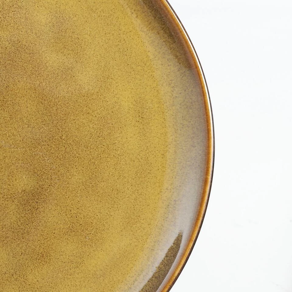 Mica Decorations Tabo Dinerbord - Ø26,5 Cm - Oker 4 Mica Decorations Tabo Dinerbord - Ø26,5 Cm - Oker - Afbeelding 2