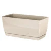 Prosperplast Bloempot - Kunststof - Creme-beige - 29 X 14 X 13,6 Cm