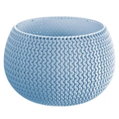 Prosperplast Plantenpot/bloempot - Kunststof - Ijsblauw - D29 X H19,5 Cm