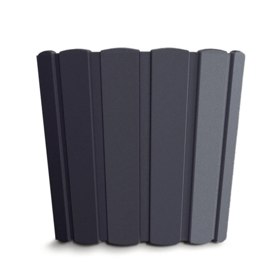 Prosperplast Plantenbak - Kunststof - Antraciet - Ophang - D29xH25 Cm 3 Prosperplast Plantenbak - Kunststof - Antraciet - Ophang - D29xH25 Cm