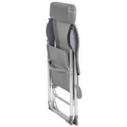 Tectake - Kampeerstoelen - Campingstoel - Tuinstoel - Set Van 4 - Grijs -Tuinmeubel Winkel 1000078034 0103