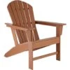 Tectake -tuinstoel Adirondack -Janis - Bruin -Tuinmeubel Winkel 1000078043