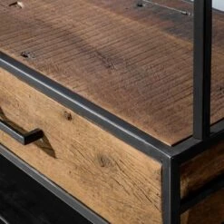 Garderobe Kapstok Brent 35x120x180cm - Hout - Grijs 9 Garderobe Kapstok Brent 35x120x180cm - Hout - Grijs -Tuinmeubel Winkel 1000080538 0103