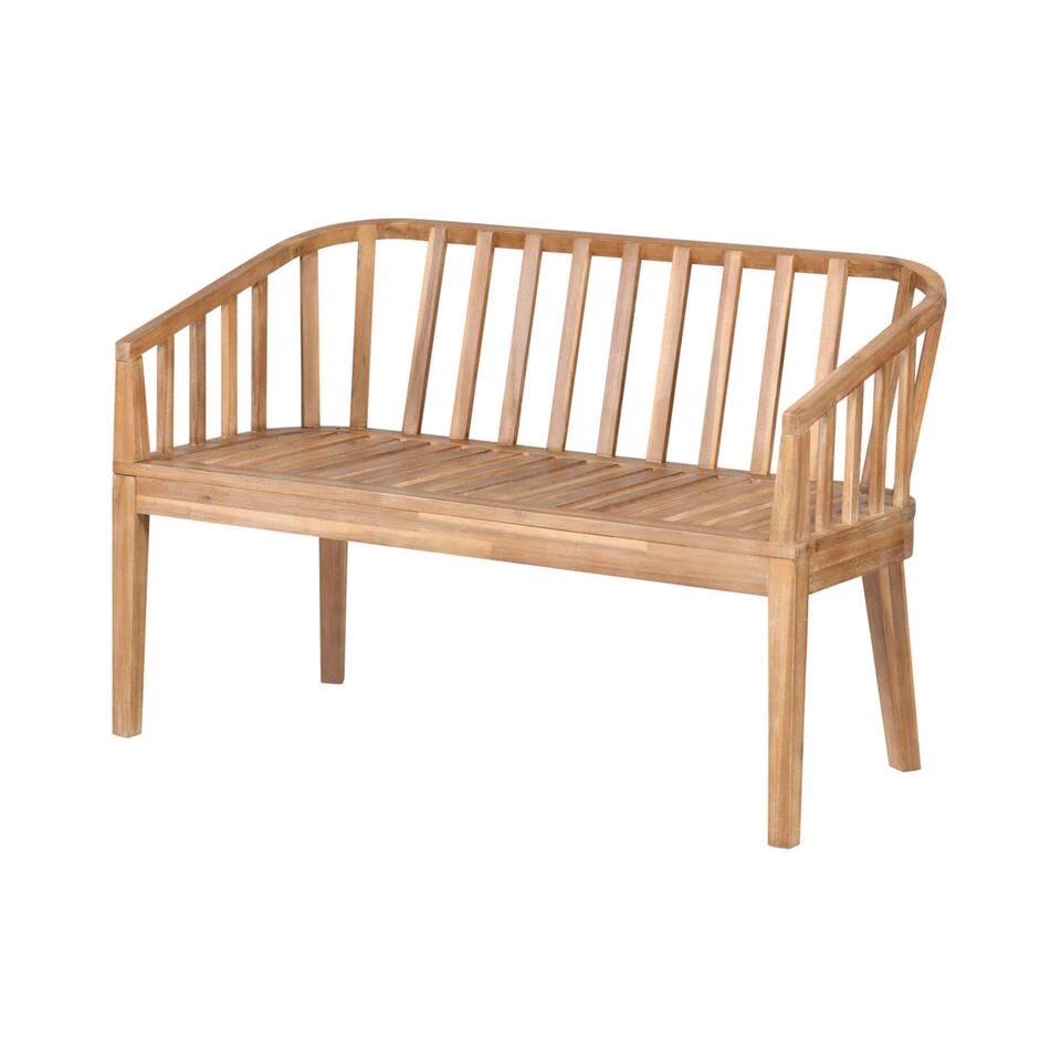 Exotan Tuinbank Lilly - Acacia - White Wash - 81x123x65 3 Exotan Tuinbank Lilly - Acacia - White Wash - 81x123x65