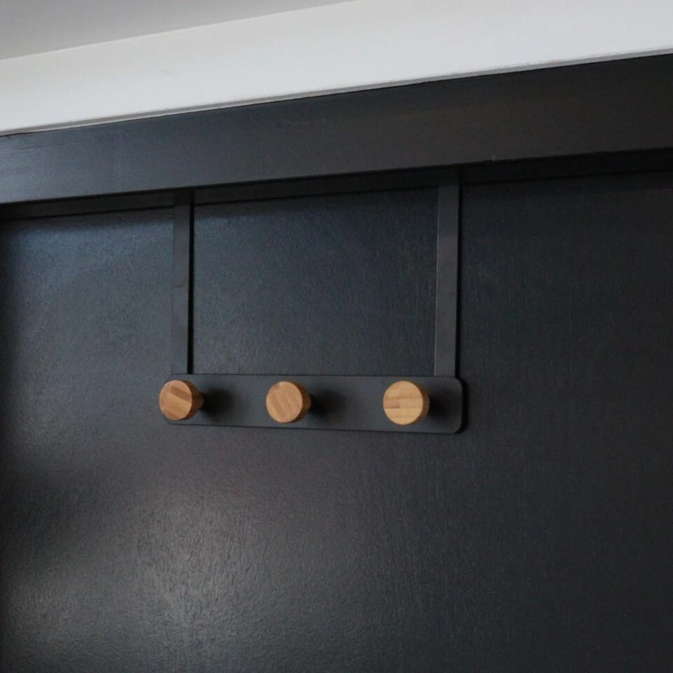 Orange85 Deurkapstok Deurhaak Kapstok Hangend 3 Haken 4 Orange85 Deurkapstok Deurhaak Kapstok Hangend 3 Haken - Afbeelding 2